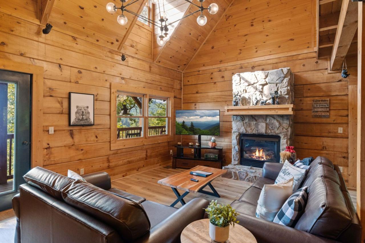 Mountain View 5 Bdrm Gatlinburg Cabin Near Downtown Arts Kültér fotó