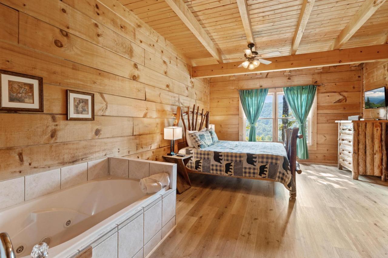 Mountain View 5 Bdrm Gatlinburg Cabin Near Downtown Arts Kültér fotó